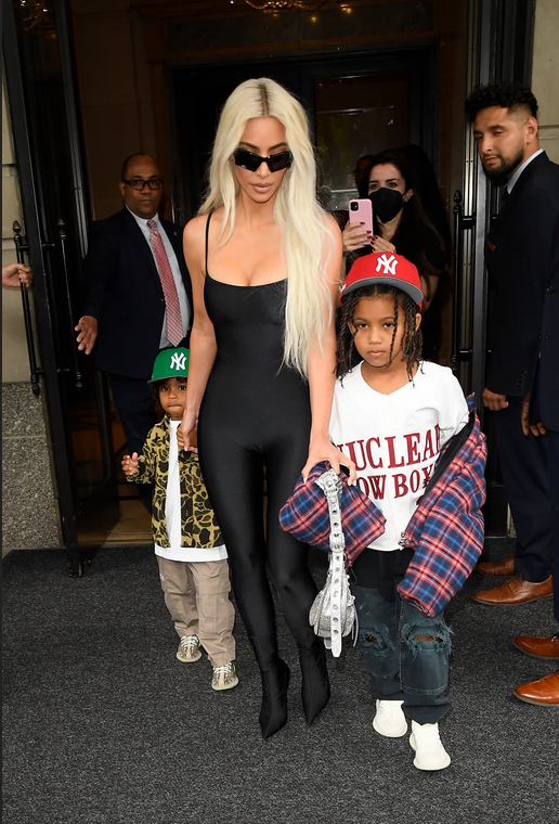 Kim Keeps Her Fashion Superhero Appearance Coming.