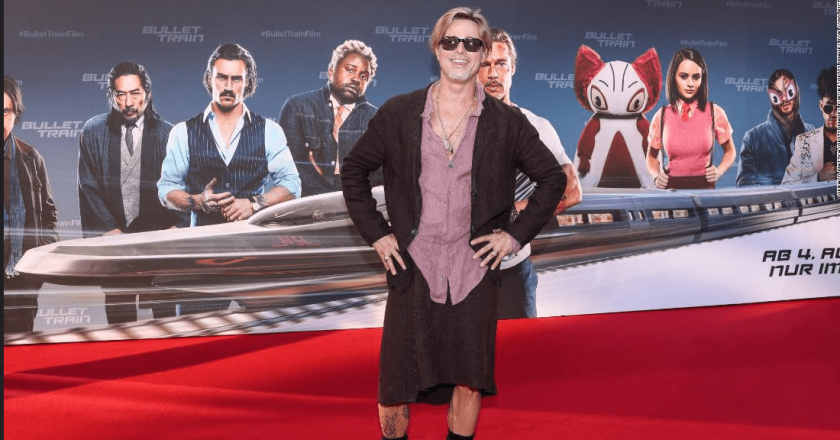 Brad Pitt’s Lightweight Linen Skirt Was The Captivating Sight Of The Week.