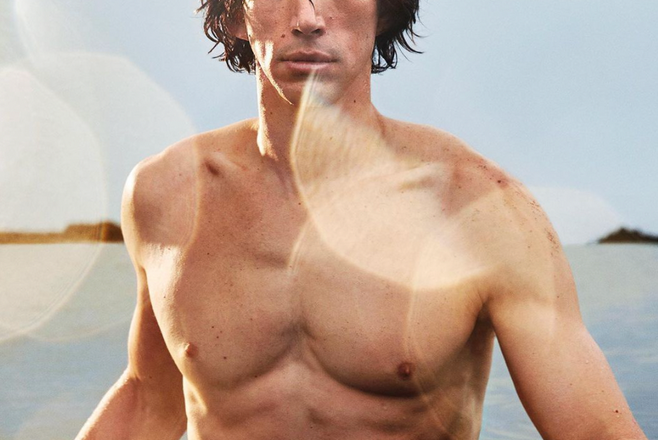 Burberry Was Once Again A Favourite Haunt Shirtless Hollywood Actor Adam Driver.